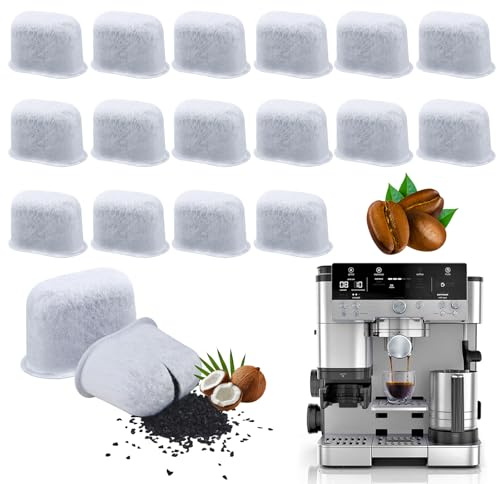 16 Stück Wasserfilter für Ninja Luxe Café, Aktivkohlefilter, Haltbare Wasserfiltereinsätze Kompatibel mit Ninja Kaffeemaschine ES601EU Zubehör