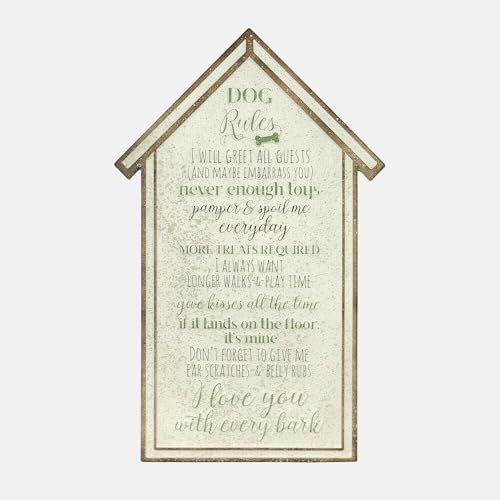 Loberon Deko-Schild Roanley - grau