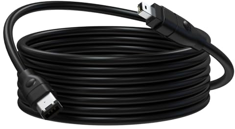 iLink - Cavo FireWire da 6 pin a 4 pin, 1,8 m, Firewire 400 IEEE 1394, per Sony DV Handycam, videocamera, fotocamera, stampante, hard disk e altri dispositivi IEEE 1394