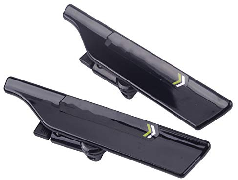 beler 2pcs Support d'essuie-Glace Noir Universel, protège-Lame de Spoiler Aile de compagnonProtecteur d'essuie-Glace, Pression d'essuie-Glace