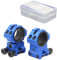 WestHunter Optics Adjustable Height Picatinny Scope Rings, 1 Inch 30 mm Precision Scope Mount | Blue