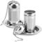 Ticeed 2 Set Teesieb für Losen Tee Edelstahl Teesieb mit Abtropfschale Feinmaschiger Teefilter Gewürzsieb Tee Infuser mit Kettenhaken Teeei für Losen Tee Teekannen Tassen Teeflaschen
