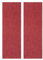 Livarno Home Jacquard Tischläufer 50 x 150 cm 2er-Set Pflegeleicht Wasserabweisend (Rot)