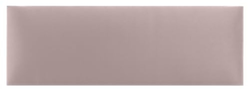 DecoNest Wandkissen, Wandpolsterung, Wanddekoration, Bettkopfteil, 3D-gepolstertes Wandpaneel 100 x 20 cm Puderrosa
