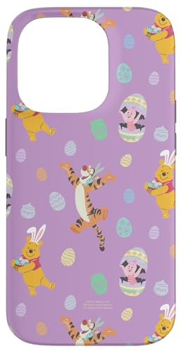 iPhone 14 Pro Disney Winnie the Pooh Tigger and Piglet Spring Easter Eggs Case