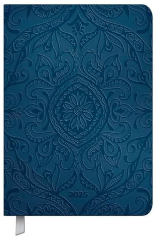 Timer Soft Touch 18 dunkelblau - Kalender 2025 - Korsch-Verlag - Taschenkalender A5-18 Monate von Oktober 2024 bis März 2026 - eine Woche auf 2 Seiten - 14,8 cm x 21 cm