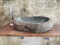 Fregadero de piedra natural tamaño XL Medidas 64 x 42 x 16 cm fotos reales del lavabo, fregadero de piedra marrón y verde, fregadero para exterior