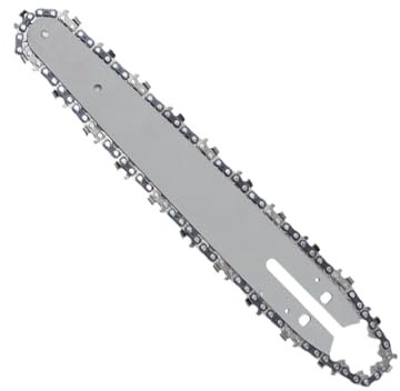 Generic Barra e catena per motosega - Kit per motosega da 8 pollici, catena completa, 0.053mm, per carichi pesanti e uso domestico e commerciale