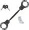 Anti-Theft Electric Scooter Lock with Nylon Sleeve, Cycling Locks for Scooter, 3 Keys, Heavy Duty, Anti-Scratch, Chain Lock for Scooters, 56cm, Black