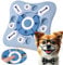 PetSetGo Interactive Dog Puzzle Feeder, Dog IQ Toy for Mental Stimulation and Brain Activity, Dog Toy for Boredom (Blue, Puzzle)