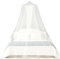 filheraze Moskitonetz Bett für Doppelbett Einzelbett, Moskitonetz Bett Baldachin, Mückennetz Outdoor Indoor für Zuhause Reise, Premium Moskitonetzs Doppelbett (Rund, weiß)