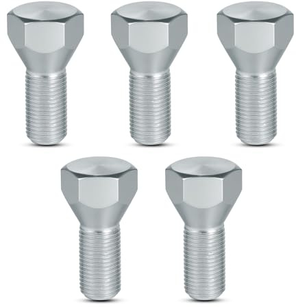 XwaYexa 11062A Trailer Lug Bolts, 1/2-20 x 1-5/8, 5 Pack
