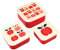Rex International Set, 3 Snackdosen Frischhaltedosen Brotboxen Apfel