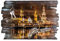 Kreative Feder Dresden Elbe Altstadt Designer Schlüsselbrett, Hakenleiste im Landhaus-Stil, Shabby-Chic aus Holz 30x20cm (Dresden)