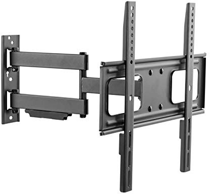 iTECH PTRB10ES Full motion double arm wall mount bracket with 3 movements for TVs 32-55 holds up to 50kg in weight VESA: 200x200, 400x200, 300x300, 400x400 mm