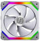 Lian Li Lian Li UNI FAN SL120 RGB PWM Lüfter, weiß - 120 mm Ventilateur pour PC blanc, RVB (l x H x P) 122.8 x 25 x 122