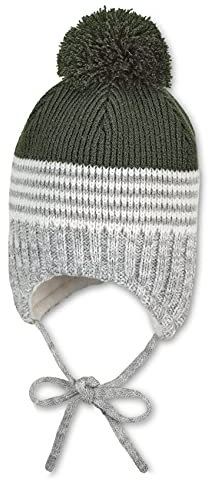 Sterntaler Baby - Jungen Strickmütze Strickmütze, Dunkelgrün, 47