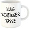 FROINDS Klugscheisser Tasse - das perfekte Geschenk und Statement für alle Besserwisser - Kaffeetasse Teetasse Keramik Weiß - ca. 330 ml spülmaschinengeeignet