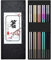 Palillos chinos acero inoxidable, （5 Pares）japoneses metal Sushi palillos regalo principiante Corea, restaurante Reutilizable lujoso palillos (palillos de colores)