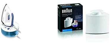 Braun CareStyle Compact Steam Generator, Plancha de Vapor con Suela FreeGlide 3D + Filtro antical Apto para Centro de Planchado CareStyle Compact