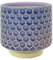 Nordring Pot de Fleur Goldy - Pots de Fleurs décoratifs Couleur pour intérieur Style rétro créatif S (10 cm ø), Violet, Céramique