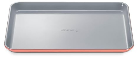Caraway Antihaft-Backblech, keramikbeschichtet, 38,1 x 25,4 cm | Natürlich glatte Keramikbeschichtung, ungiftig, PTFE- und PFOA-frei, perfekt zum Backen, Braten, Medium, Perracotta