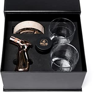 Motor City Barrels Infusion Series Barrel Smoked Cocktail Kit - Cocktail Smoker Kit & Bourbon Chips - Smoke Infuser Kit - USA Made