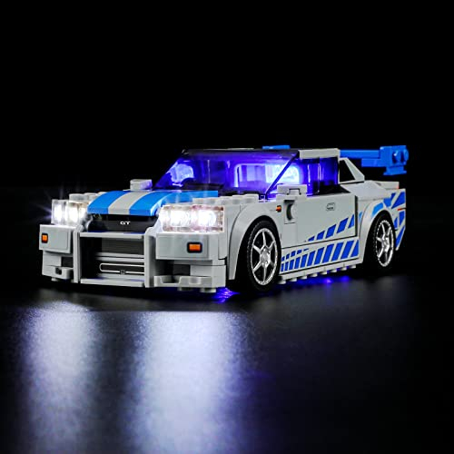 LIGHTAILING Licht-Set Für Lego- 76917 2-Fast-2-Furious – Nissan Skyline GT-R (R34) - Led-Beleuchtungsset Kompatibel Mit Lego Bausteinen Modell - Modell Set Nicht Enthalten