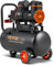 VEVOR Compresseur à Air Silencieux 18 L Réservoir Compresseur d'Air Sans Huile 900 W 1,2 CV ​3,7 m3/h à 6,2 bar 70 dB pour Réparation Automobile Gonflage Pneus Peinture au Pistolet Clouage Menuiserie