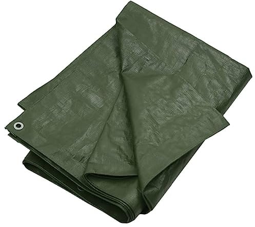 vidaXL Abdeckplane Schutzplane Gewebeplane Bootsplane Bodenplane Gartenplane Holzplane Schutzfolie Industrieplane Plane 180g/m² 6x8m Grün HDPE