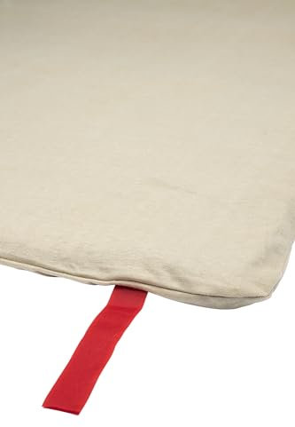 Meyco Baby Matratzenbezug für Reisebetten - 60x120cm - Spannbetttuch Reisebettmatratze - 100% Baumwolle - Oeko Tex Zertifiziert - hautfreundlich - waschbar & trocknergeeignet - Deluxe - Sand