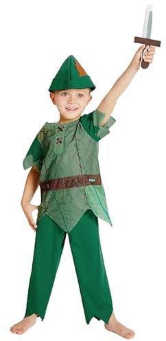 M&S Officially Licensed Peter Pan Costume [5-6], Green