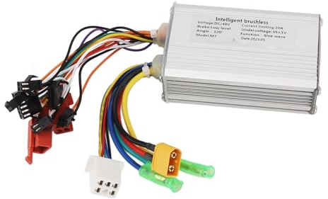 ZLXHDL Ebike Controller, 500W 48V Electric Bike Controller Adopts Temperature Resistant Wiring, Sensitive Control Brushless Controller for Electric Scooter Electric Bike, ZLXHDLwh03d2z4vr