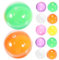 VICASKY Gacha Lot de 50 capsules de coquille à œufs - Boules transparentes - Remplissables - En plastique - Jouet de Pâques - Bière - Plastique
