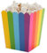 MY KINDA PARTY Pack of 12 Rainbow Popcorn Boxes: Colorful Containers for Snack Time Delights
