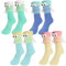 PYEUIFT 4 Paar Magnetische Socken mit Händen Geburtstag Hand in Hand Socken mit Magnetarmen Lustige Alberne Geschenke für Frauen Männer Freundin Freunde Partner Paare Kinder