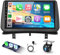 2G+64G 9 Radio para Coche para Renault Clio 3 2005-2014 con Carplay Android Auto inalámbrico,Android 13,Pantalla táctil Bluetooth RDS/FM Radio,WiFi GPS Navi/AHD cámara de visión Trasera