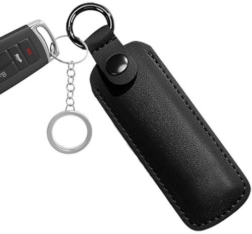 Doslilyy USB Flash Drive Pouch - Small Portable Storage Carrying Case | Protective Cover, USB Drive Protection Box With Key Ring, Multiple Uses For Car Owners