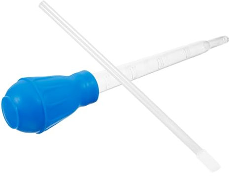 Toddmomy 1 Satz Aquarium Toilette Wasserspender Schwamm Reinigungsbürste zusammenklappbar Container Mammals wasserwechsel Wasserreinigungsrohr Werkzeug zur Wasserfilterung Plastik Sky-Blue