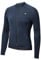 DANISH ENDURANCE Cycling Jersey Mens, Breathable Long Sleeve Cycling Tops for Men with Pockets and Full Zipper, Navy, XL