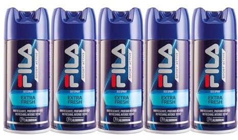 Extra Fresh Man| Deodorant Spray - Extra Frische für Sports und Streetwear-Fans | 5er Pack