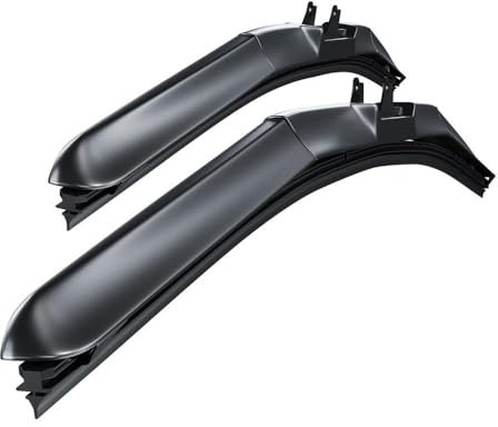 Mossa Balais d'essuie-glace de pare-brise adaptés pour Peugeot 406 (03.1997-02.2005) - essuie-glace pour lunette avant - kit essuie glaces - balais hybride