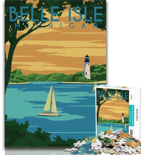 Weltreise-Poster, 1000-teiliges Puzzle für Erwachsene, Lernspielzeug, Familienspiele mit passendem Poster und Quizblatt, 38x26cm
