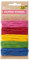 folia 12221 - Papierkordel Bunt, 5 farbig sortiert, je 5 m - Schnüre aus Papier zum verzieren von Bastelarbeiten, Handarbeiten und kleinen Geschenken