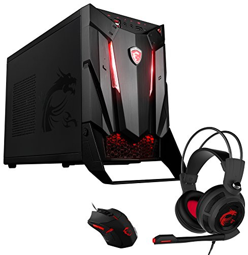 MSI Nightblade 3 VR7RD-002DE Gaming PC Gaming Pack (Intel Core i7-7700, Nvidia GeForce GTX1070 8GB, 2 x 8GB DDR4, 128GB SSD, Windows 10 Home) Black