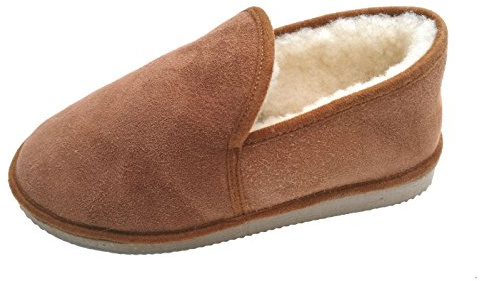 Cachalo - 44 - Pantoufles charentaises pour homme - Peau de mouton - Couleur camel