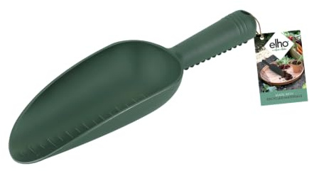 Elho Green Basics Schaufel M - Laubgrün - Draußen & Drinnen - L 30.2 x W 8.7 x H 4.2 cm