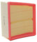 RIDEX 8A0250 Filtro aria motore Cartuccia filtro & Filtro aria ricircolo