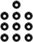 P Prettyia 10pcs Kugel Kugelstopper für Gummispanner Expanderschlingel Expander Spanngummi Planenspanner End Stopper