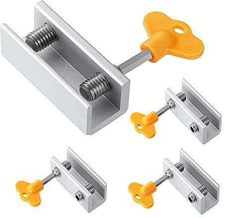 4 Pezzi Sicurezza Finestre Serrature, Antifurto Serratura di Finestra, Serrature Scorrevoli Window, Bambini Sicurezza Finestre Serrature, per La Protezione Sicurezza Dei Bambini